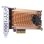 Qnap Extension de disque SSD Qnap Dual M.2 PCIe Pcie Gen2 (QM2-2P-244A)