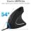 Ratón SUBBLIM con cable 1600 DPI Silent Click diseño vertical ergonómico 6 botones