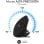 Ratón SUBBLIM con cable 1600 DPI Silent Click diseño vertical ergonómico 6 botones