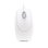 Ratón CHERRY con cable 1000 DPI rueda de desplazamiento ambidiestro blanco y gris