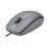 Ratón Logitech con cable 1000 DPI Silent ambidiestro grafito ruedas silenciosas