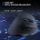 Mouse wireless Ewent 2400 DPI verticale ergonomico 6 pulsanti rivestimento in gomma