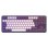 Teclado mecânico Dark Project One ALU87A ISO-DE RGB violeta/branco com switches G3MS Sapphire