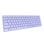 Rapoo E9700M Kompakte QWERTY-Aluminium-Lila-Kabellose Tastatur mit Multisystem-Ziffernblock