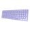 Rapoo E9700M Kompakte QWERTY-Aluminium-Lila-Kabellose Tastatur mit Multisystem-Ziffernblock