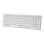 Teclado de membrana Rapoo E9700M Wireless Layout PT ultrafino Bluetooth y numérico