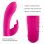 Vibrador Conejito Hugbox Efecto Calor 50 Programas Silicona Flexible Waterproof