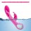 Vibrador Conejito Hugbox Efecto Calor 50 Programas Silicona Flexible Waterproof