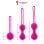 Kit placer sensual Hugbox Estimulador de clítoris + Vibrador Wand + Bolas de geisha silicona premium