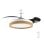 Ventilatore da soffitto retrattile Cecotec da 35 W con 6 velocità LED regolabili e timer