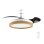 Ventilatore da soffitto retrattile Cecotec da 35 W con 6 velocità LED regolabili e timer
