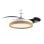 Ventilatore da soffitto retrattile Cecotec da 35 W con 6 velocità LED regolabili e timer
