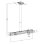 Soporte de techo Kimex 031-4232K2 para 2 pantallas 32? VESA 75x75-100x100 inclinación giro altura ajustable