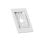Kimex 091-3044b Supporto universale antifurto per tablet Apple/Samsung 9,7-11", acciaio bianco