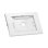 Kimex 091-3044b Supporto universale antifurto per tablet Apple/Samsung 9,7-11", acciaio bianco