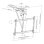 Kimex 018-7065W Supporto da soffitto motorizzato pieghevole 32-75″ RF WiFi 35 kg Nero