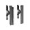 Soporte de pared Kimex 031-3201K1 para 2 pantallas 45-55? VESA 600x400 140Kg gris/negro