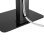 Supporto da tavolo Kimex 020-0145M per TV 32-55″ VESA 200x200-400x400 base in vetro nero