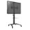 Kimex 030-1202 Supporto mobile per schermi da 37-70", altezza regolabile, 70 kg, ruote, nero