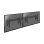 Kimex 017-2112K Supporto a parete per videowall Push Pull VESA 49″-65″ fino a 140 kg Nero
