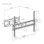 Soporte de pared Kimex 013-3064M para TV 37-75?, VESA 600x400, doble brazo, inclinación y giro