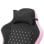 Mars Gaming MGC-X Fabric Cadeira Gaming em Tecido com Encosto Reclinável e Apoio para Pés Preta/Rosa