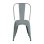 Silla Thinia Home Strong Acero Mate Apilable Diseño Industrial Interior