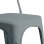 Silla Thinia Home Strong Acero Mate Apilable Diseño Industrial Interior