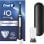 Oral-B Schwarze elektrische Zahnbürste, 4 Oszillationsmodi, Drucksensor, 11 Bürstenköpfe, Etui, App