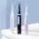 Oral-B Schwarze elektrische Zahnbürste, 4 Oszillationsmodi, Drucksensor, 11 Bürstenköpfe, Etui, App
