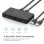 Chaveador KVM Ugreen USB 2.0 2x4 Preto