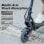 Patinete eléctrico iScooter 40km/h 40km de autonomía 500W plegable freno disco/tambor