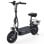 iScooter 45km/h 60km de autonomia 1000W scooter elétrica com assento e luzes LED