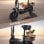 iScooter 45km/h 60km de autonomia 1000W scooter elétrica com assento e luzes LED