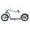 Monopattino elettrico UrbanGlide, 25 km/h, autonomia 35 km, freni a doppio disco da 500 W, ruote da 16"