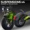 Monopattino elettrico UrbanGlide eCross ONE 600W Autonomia 50km Ruote tubeless 10'' Rosso