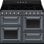 Cocina Smeg TR4110IGR2 Inducción 110x60cm Triple Horno Vapor Clean Gris
