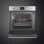 Forno combinado a vapor clássico em aço inoxidável acetinado Smeg SO6301S2X 68L com ecrã LCD e limpeza a vapor