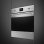 Forno elétrico Smeg CompactSteam Pyro Steam 68L em aço inoxidável com autolimpeza e vapor