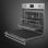 Forno elétrico Smeg CompactSteam Pyro Steam 68L em aço inoxidável com autolimpeza e vapor
