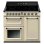 Cocina Smeg TR103IP2 inducción 5 zonas 3 hornos termoventilados Vapor Clean crema