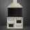 Cocina Smeg TR4110IP2 independiente crema 3 hornos eléctrico inducción 110x60cm