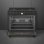 Forno Smeg Coloniale CO96GMA9 Antracite 6 Zonas a Gás 115L Vapor Clean Estilo Retro