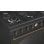Forno Smeg Coloniale CO96GMA9 Antracite 6 Zonas a Gás 115L Vapor Clean Estilo Retro