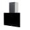 Campana extractora Cata Panel Táctil Brushless 820m3/h A+ Cristal Negro Turbo LED