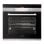 Four multifonction turbo Cata 50L en inox et verre noir avec commandes LCD rétractables