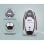 Plancha de viaje Alfa DualVolt suela cerámica 1100W vapor/secado cable 1,9m compacta