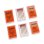 Pack agujas Alfa Para Tejidos Especiales Bordado Talón Azul/Rojo/Morado 30 uds