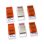 Pack agujas Alfa Para Tejidos Especiales Bordado Talón Azul/Rojo/Morado 30 uds