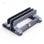 Ugreen 60643 Suporte vertical para portátil em alumínio prateado com dois compartimentos para portáteis até 15.6″